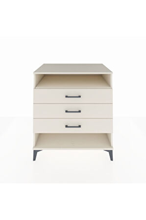 Kronos Şifonyer Tek Raflı 3 Çekmeceli 88x59x96 Aytaşı-Aytaşı