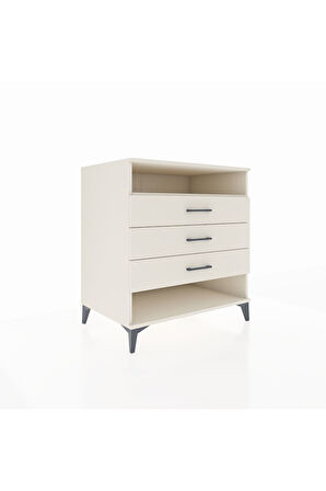 Kronos Şifonyer Tek Raflı 3 Çekmeceli 88x59x96 Aytaşı-Aytaşı