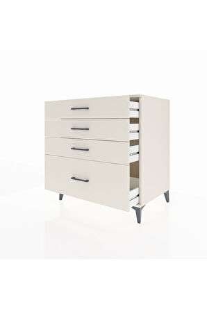 Kronos Şifonyer 4 Çekmeceli 88x59x96 Aytaşı-Aytaşı