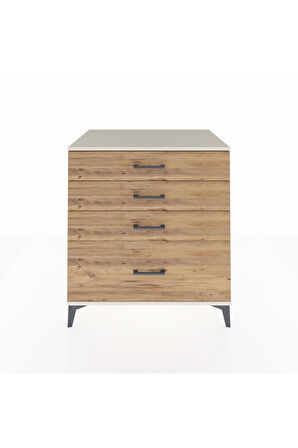 Kronos Şifonyer 4 Çekmeceli 88x59x96 Aytaşı-Çam
