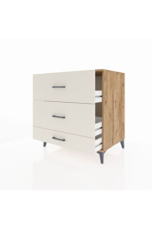 Kronos Şifonyer 3 Çekmeceli 88x59x96 Çam-Aytaşı