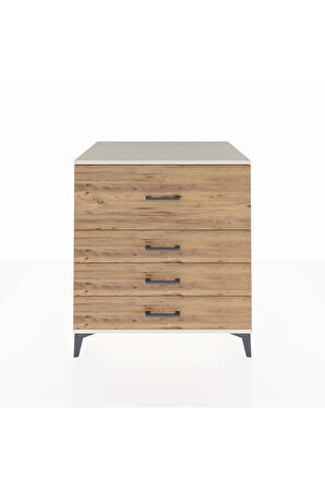 Kronos Şifonyer 4 Çekmeceli 88x59x96 Aytaşı-Çam