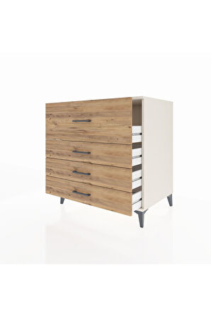 Kronos Şifonyer 4 Çekmeceli 88x59x96 Aytaşı-Çam