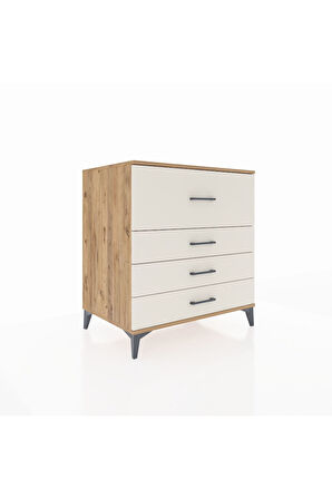 Kronos Şifonyer 4 Çekmeceli 88x59x96 Çam-Aytaşı