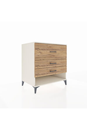 Kronos Şifonyer 3 Çekmeceli 88x59x96 Aytaşı-Çam