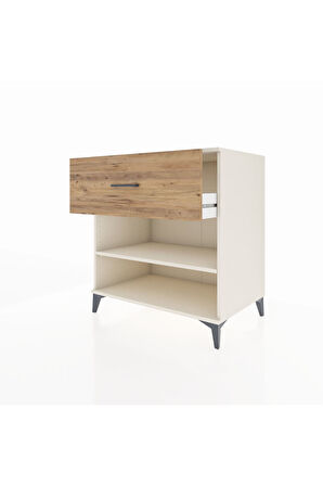 Kronos Şifonyer Tek Raflı Tek Çekmeceli 88x59x96 Aytaşı-Çam