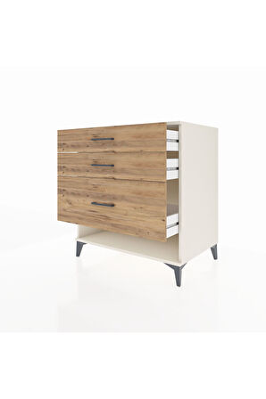 Kronos Şifonyer 3 Çekmeceli 88x59x96 Aytaşı-Çam