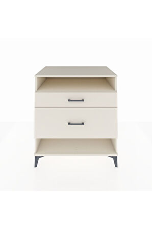 Kronos Şifonyer Tek Raflı 2 Çekmeceli 88x59x96 Aytaşı-Aytaşı