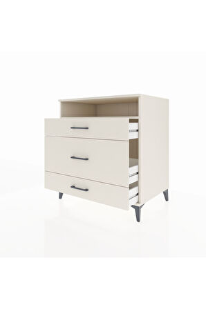Kronos Şifonyer Tek Raflı 3 Çekmeceli 88x59x96 Aytaşı-Aytaşı