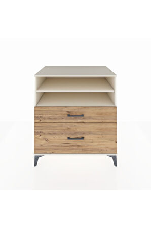 Kronos Şifonyer 2 Raflı 2 Çekmeceli 88x59x96 Aytaşı-Çam