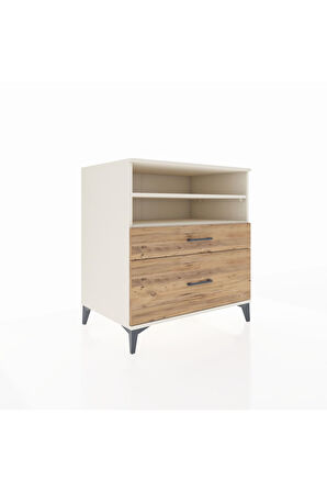 Kronos Şifonyer 2 Raflı 2 Çekmeceli 88x59x96 Aytaşı-Çam