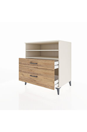 Kronos Şifonyer 2 Raflı 2 Çekmeceli 88x59x96 Aytaşı-Çam
