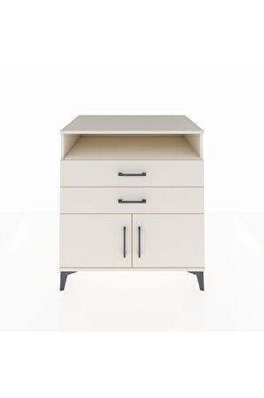 Kronos Şifonyer 2 Raflı 2 Çekmeceli 2 Kapaklı 88x59x96 Aytaşı-Aytaşı