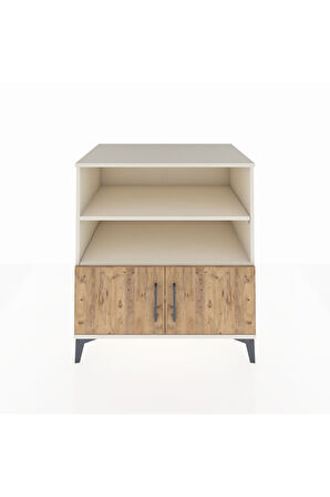 Kronos Şifonyer 3 Raflı 2 Kapaklı 88x59x96 Aytaşı-Çam