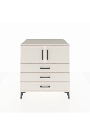 Kronos Şifonyer 2 Raflı 3 Çekmeceli 2 Kapaklı 88x59x96 Aytaşı-Aytaşı