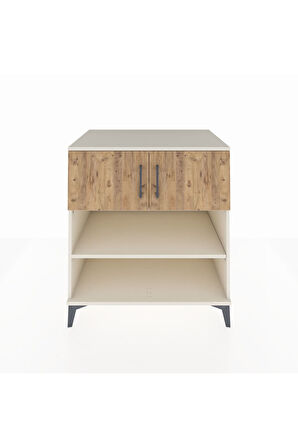 Kronos Şifonyer 3 Raflı 2 Kapaklı 88x59x96 Aytaşı-Çam