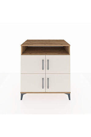 Kronos Şifonyer 4 Raflı 4 Kapaklı 88x59x96 Çam-Aytaşı