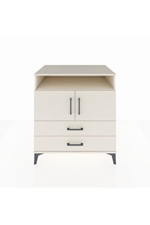Kronos Şifonyer 3 Raflı 2 Çekmeceli 2 Kapaklı 88x59x96 Aytaşı-Aytaşı