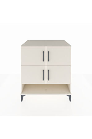 Kronos Şifonyer 4 Raflı 4 Kapaklı 88x59x96 Aytaşı-Aytaşı