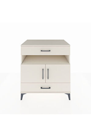 Kronos Şifonyer 2 Raflı 2 Çekmeceli 2 Kapaklı 88x59x96 Aytaşı-Aytaşı