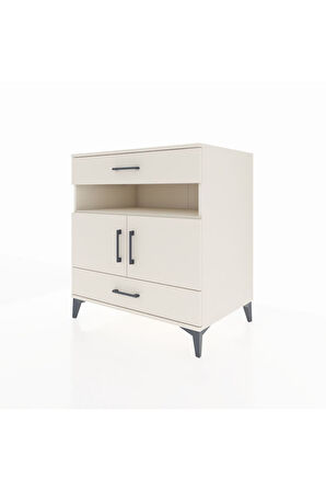 Kronos Şifonyer 2 Raflı 2 Çekmeceli 2 Kapaklı 88x59x96 Aytaşı-Aytaşı