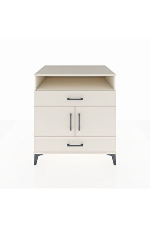 Kronos Şifonyer 2 Raflı 2 Çekmeceli 2 Kapaklı 88x59x96 Aytaşı-Aytaşı