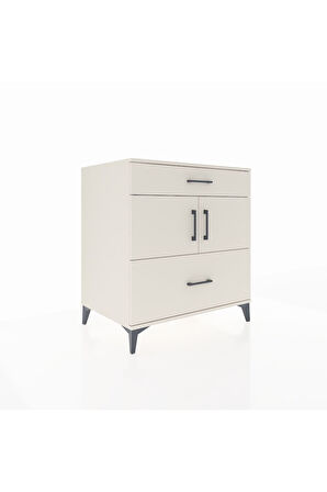 Kronos Şifonyer 2 Raflı 2 Çekmeceli 2 Kapaklı 88x59x96 Aytaşı-Aytaşı