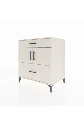 Kronos Şifonyer 2 Raflı 2 Çekmeceli 2 Kapaklı 88x59x96 Aytaşı-Aytaşı