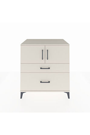 Kronos Şifonyer 2 Raflı 2 Çekmeceli 2 Kapaklı 88x59x96 Aytaşı-Aytaşı
