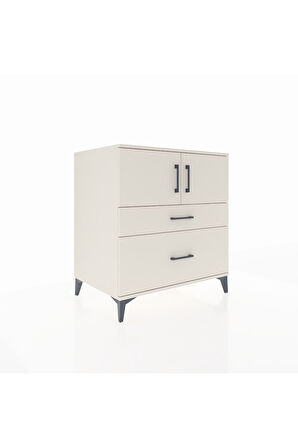 Kronos Şifonyer 2 Raflı 2 Çekmeceli 2 Kapaklı 88x59x96 Aytaşı-Aytaşı