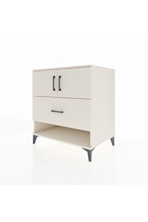 Kronos Şifonyer 2 Raflı Tek Çekmeceli 2 Kapaklı 88x59x96 Aytaşı-Aytaşı