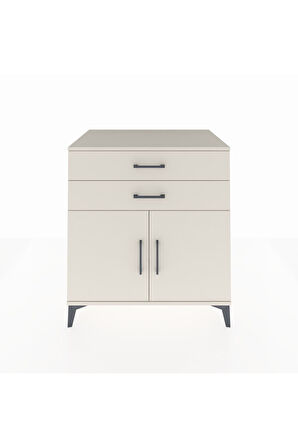 Kronos Şifonyer Tek Raflı 2 Çekmeceli 2 Kapaklı 88x59x96 Aytaşı-Aytaşı
