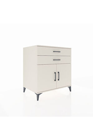 Kronos Şifonyer Tek Raflı 2 Çekmeceli 2 Kapaklı 88x59x96 Aytaşı-Aytaşı