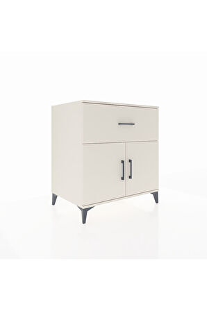 Kronos Şifonyer Tek Raflı Tek Çekmeceli 2 Kapaklı 88x59x96 Aytaşı-Aytaşı