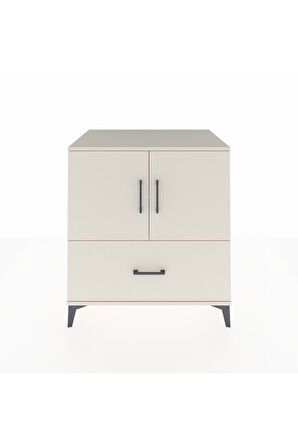 Kronos Şifonyer 2 Raflı Tek Çekmeceli 2 Kapaklı 88x59x96 Aytaşı-Aytaşı