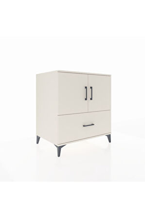 Kronos Şifonyer 2 Raflı Tek Çekmeceli 2 Kapaklı 88x59x96 Aytaşı-Aytaşı