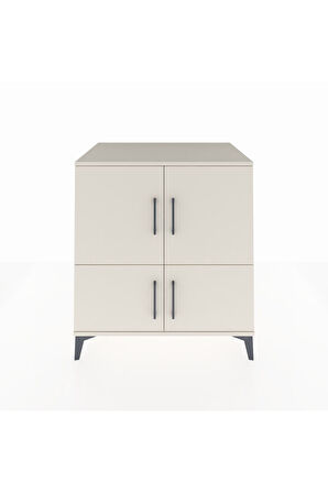 Kronos Şifonyer 3 Raflı 4 Kapaklı 88x59x96 Aytaşı-Aytaşı