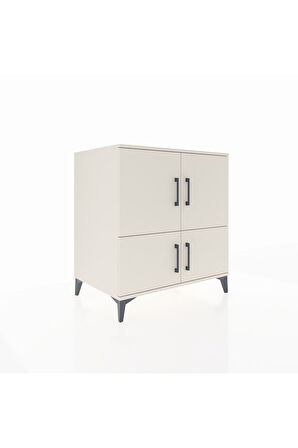 Kronos Şifonyer 3 Raflı 4 Kapaklı 88x59x96 Aytaşı-Aytaşı