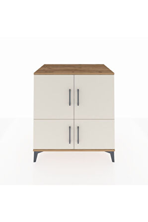 Kronos Şifonyer 3 Raflı 4 Kapaklı 88x59x96 Çam-Aytaşı