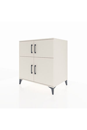 Kronos Şifonyer 3 Raflı 4 Kapaklı 88x59x96 Aytaşı-Aytaşı