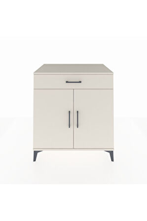 Kronos Şifonyer 2 Raflı Tek Çekmeceli 2 Kapaklı 88x59x96 Aytaşı-Aytaşı