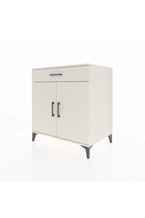 Kronos Şifonyer 2 Raflı Tek Çekmeceli 2 Kapaklı 88x59x96 Aytaşı-Aytaşı