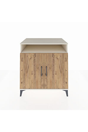 Kronos Şifonyer 3 Raflı 2 Kapaklı 88x59x96 Aytaşı-Çam