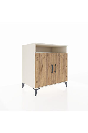 Kronos Şifonyer 3 Raflı 2 Kapaklı 88x59x96 Aytaşı-Çam