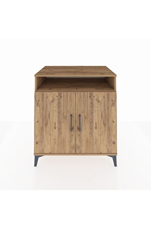 Kronos Şifonyer 3 Raflı 2 Kapaklı 88x59x96 Çam-Çam