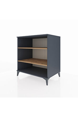 Kronos Şifonyer 2 Raflı 88x59x96 Antrasit-Çam