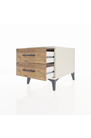 Kronos Komodin 2 Çekmeceli 44x59x48 Aytaşı-Çam