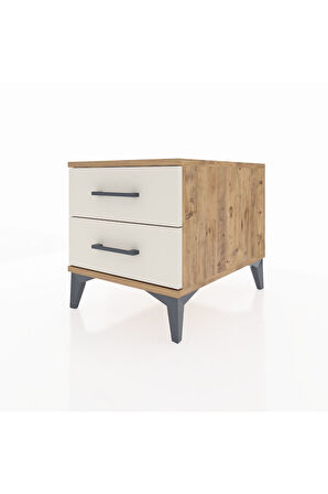 Kronos Komodin 2 Çekmeceli 44x59x48 Çam-Aytaşı