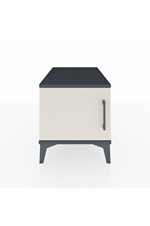 Kronos Komodin Tek Kapaklı 44x59x48 Antrasit-Aytaşı