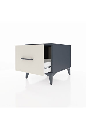 Kronos Komodin Tek Çekmeceli 44x59x48 Antrasit-Aytaşı